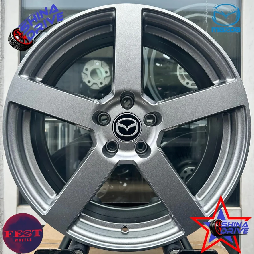 Литые диски Fest Mazda Gloss Silver  7.5x18 5x114.3